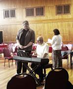 Rehearsing with Aiden and Stephanie - Americana!