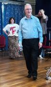 Stephanie, Aidan and Howard, in rehearsal